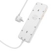 Мережевий фільтр-подовжувач Hoco AC13A Talento, 5 розеток/1xUSB Type-C/3xUSB Type-A, White (6942007607148)