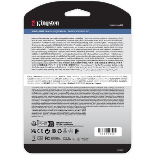 Накопичувач SSD Kingston DC2000B, 480GB, M.2 2280 NVMe, PCIe 4.0 x4, 3D NAND TLC (SEDC2000BM8/480G)
