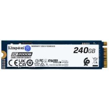 Накопичувач SSD Kingston DC2000B, 240GB, M.2 2280 NVMe, PCIe 4.0 x4, 3D NAND TLC (SEDC2000BM8/240G)