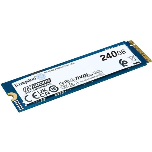 Накопичувач SSD Kingston DC2000B, 240GB, M.2 2280 NVMe, PCIe 4.0 x4, 3D NAND TLC (SEDC2000BM8/240G)