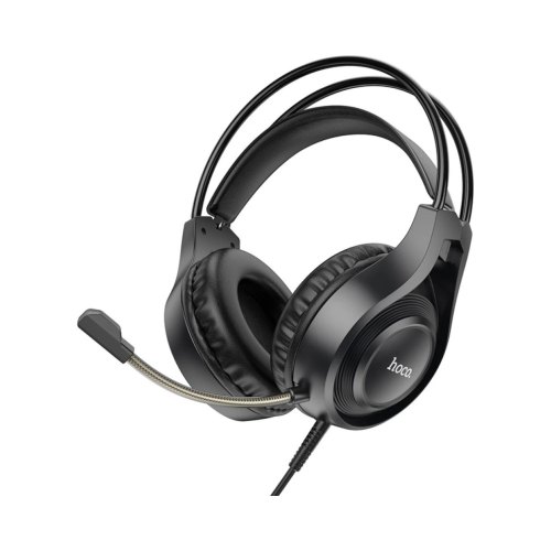 Гарнітура дротова, ігрова Hoco W106 Tiger, Black (6931474789297)