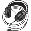 Гарнітура дротова, ігрова Borofone BO110 Fight, Black (6941991118302)
