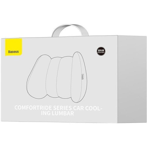 Подушка дорожня для автомобіля Baseus ComfortRide Series Car Cooling Lumbar Pillow, Cluster Black (C20036402111-01)
