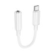 Перехідник Borofone BV22 Lemon, USB Type-C (M) to 3.5mm (F), White (6941991117008)