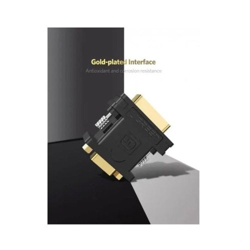Перехідник Ugreen, DVI 24+5 (M) to VGA (F), Black (UGR-20122)