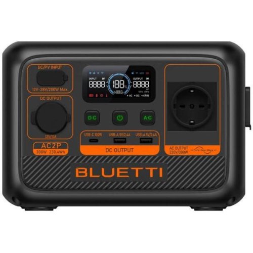 Портативна зарядна станція Bluetti AC2P, 230Wh