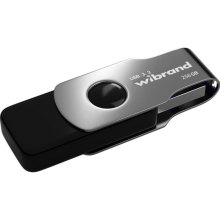 USB флеш Wibrand Lizard, 256GB, USB 3.2 Gen1, Black (WI3.2/LI256P9B)