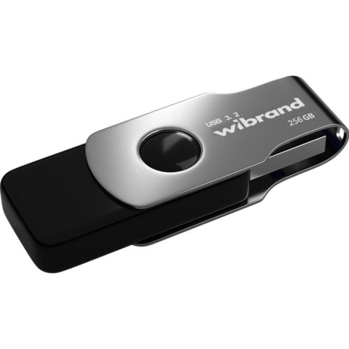 USB флеш Wibrand Lizard, 256GB, USB 3.2 Gen1, Black (WI3.2/LI256P9B)