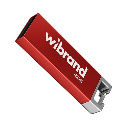 USB флеш Wibrand Chameleon, 16GB, USB 2.0, Red (WI2.0/CH16U6R)