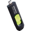 USB флеш ADATA UC300, 128GB, USB 3.2 Gen1 Type-C, Black/Green (ACHO-UC300-128G-RBK/GN)