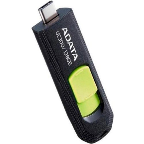 USB флеш ADATA UC300, 128GB, USB 3.2 Gen1 Type-C, Black/Green (ACHO-UC300-128G-RBK/GN)