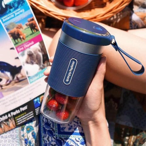 Фітнес-блендер Morphy Richards Portable Juice Cup, Blue (MR9600)