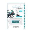 USB флеш Wibrand Chameleon, 16GB, USB 2.0, Light Blue (WI2.0/CH16U6LU)