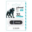 USB флеш Wibrand Panther, 32GB, USB 2.0, Black (WI2.0/PA32P2B)