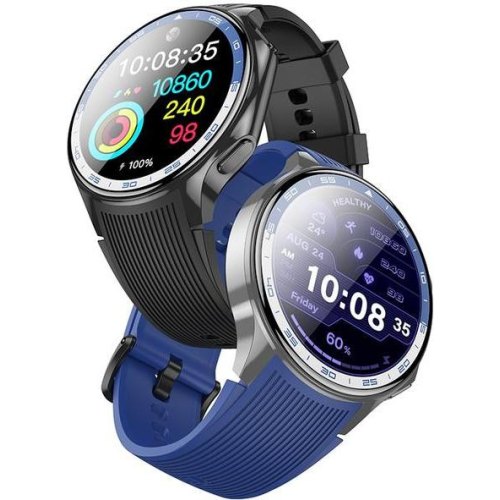 Смартгодинник Hoco Y24, AMOLED, call version, Black (6942007641005)