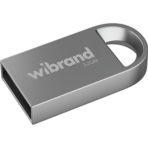 USB флеш Wibrand Lynx, 32GB, USB 2.0, Silver (WI2.0/LY32M2S)