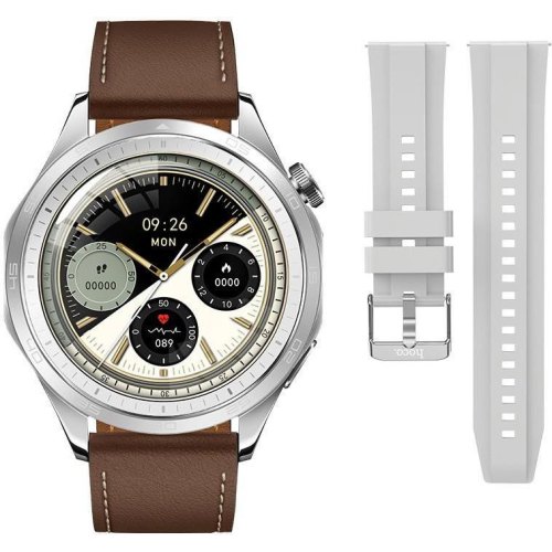 Смартгодинник Hoco Y21, AMOLED, call version, Silver (6942007624084)