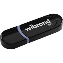 USB флеш Wibrand Panther, 16GB, USB 2.0, Black (WI2.0/PA16P2B)