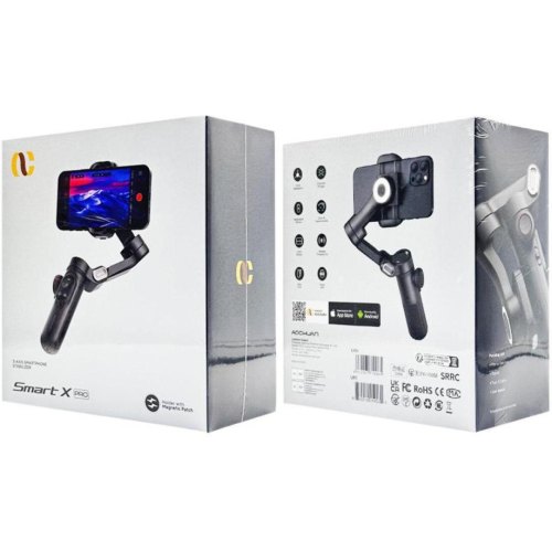 Монопод-стабілізатор триосьовий AOCHUAN Professional Gimbal Stabilizer for Smartphone SMART X Pro, Black (AOCHUAN-SMARTXPRO-B)
