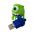 USB флеш Wibrand Mike Wazowski, 16GB, USB 2.0, Green (WI2.0/MW16G)