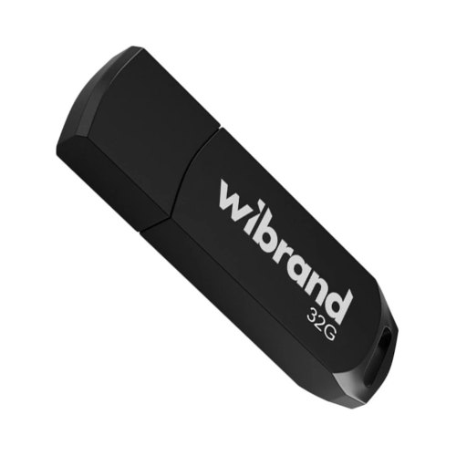 USB флеш Wibrand Mink, 32GB, USB 2.0, Black (WI2.0/MI32P4B)
