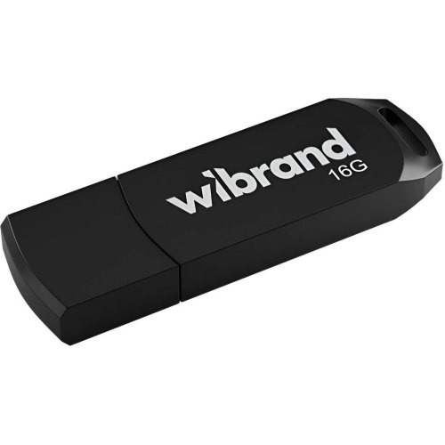 USB флеш Wibrand Mink, 16GB, USB 2.0, Black (WI2.0/MI16P4B)