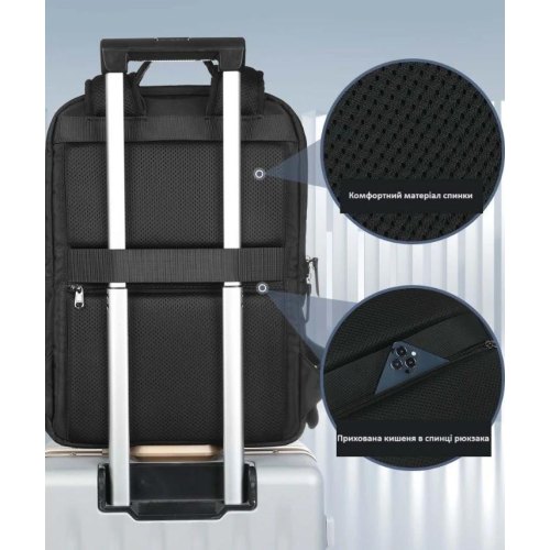 Рюкзак Tigernu T-B9121, для ноутбука 15.6, Black
