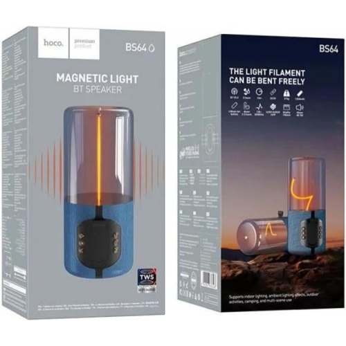 Портативна колонка Hoco BS64 Rocker, Blue (6942007636568)