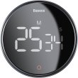 Таймер кухонний Baseus heyo rotation countdown timer Pro Dark Grey (FMDS000013)