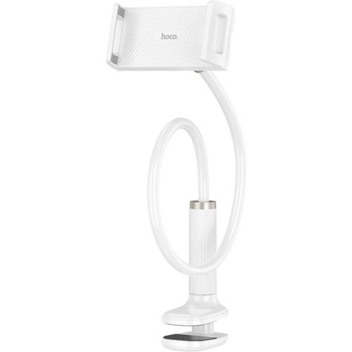 Тримач для смартфона Hoco HD10 Bamboo lazy stand, White (6942007639231)