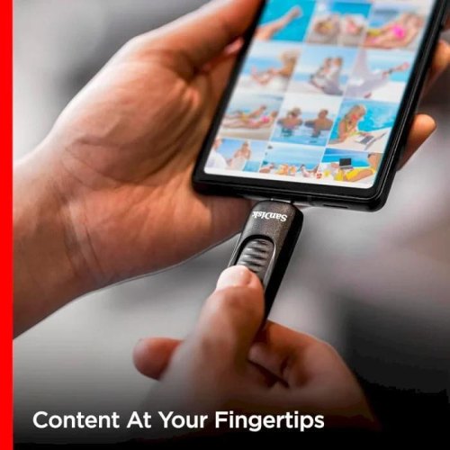 USB флеш SanDisk Ultra Slider, 1TB, USB 3.2 Gen1 Type-C (SDCZ480-1T00-G46)