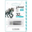 USB флеш Wibrand Cougar, 32GB, USB 2.0, Silver (WI2.0/CU32P1S)