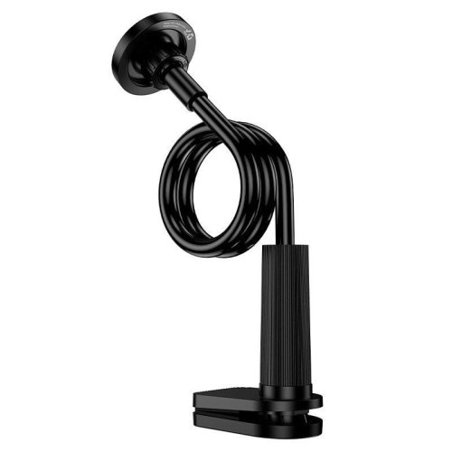 Тримач для смартфона Hoco HD10 Bamboo lazy stand, Black (6942007639224)