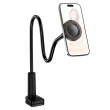 Тримач для смартфона Hoco HD10 Bamboo lazy stand, Black (6942007639224)