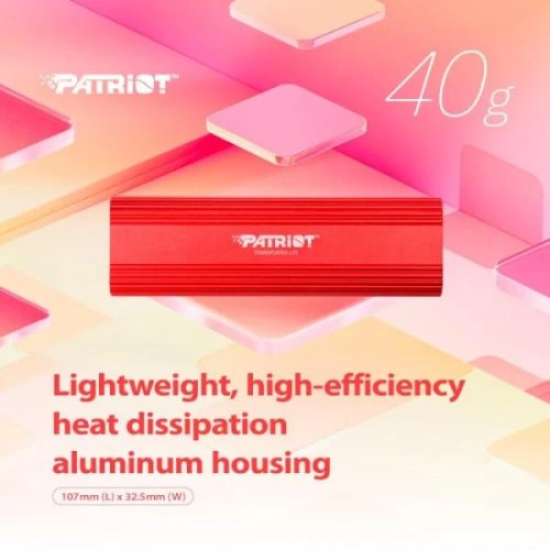 Портативний накопичувач SSD Patriot Transporter Lite, 2TB, USB Type-C (PTPL2TBPEC)