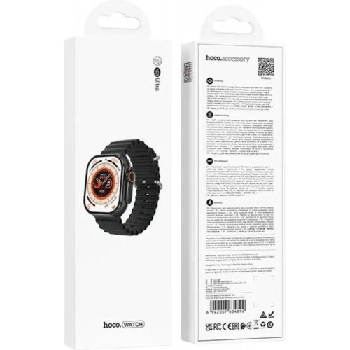 Смартгодинник Hoco Y23 Ultra, call version, Black (6942007634892)