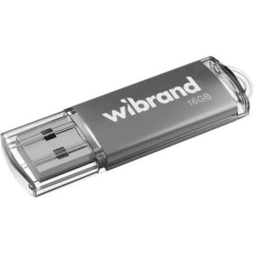 USB флеш Wibrand Cougar, 16GB, USB 2.0, Silver (WI2.0/CU16P1S)