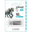 USB флеш Wibrand Cougar, 16GB, USB 2.0, Silver (WI2.0/CU16P1S)