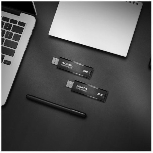 Портативний накопичувач SSD ADATA SC610, 1TB, USB 3.2, 550/500Mb/s, Black (SC610-1000G-CBK/RD)
