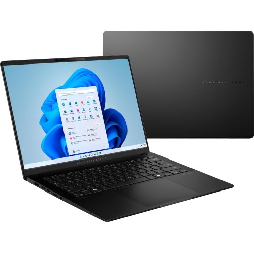 Ноутбук Asus Vivobook S 14 M5406KA-PP113W, 14 3K OLED, AMD AI 7 350, 24GB, SSD 1TB, UMA, Win11, чорний (90NB15W3-M00670)
