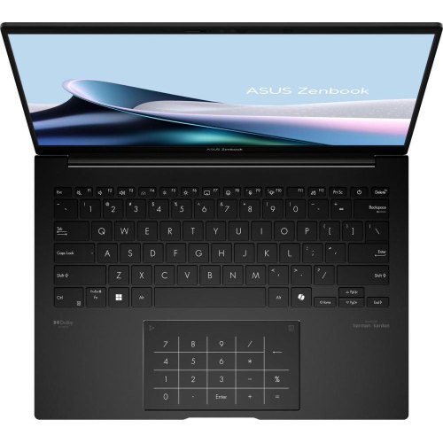 Ноутбук Asus Zenbook 14 UM3406KA-QD160, 14 WUXGA OLED, AMD AI 7 350, 32GB, SSD 1TB, UMA, noOS, чорний (90NB14U1-M00950)