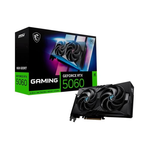 Відеокарта MSI GeForce RTX 5060 8GB GDDR7 GAMING OC (912-V537-005)