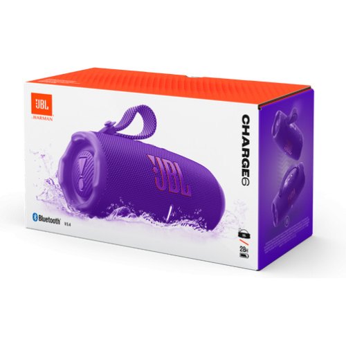 Портативна колонка JBL Charge 6 Purple (JBLCHARGE6PUR)