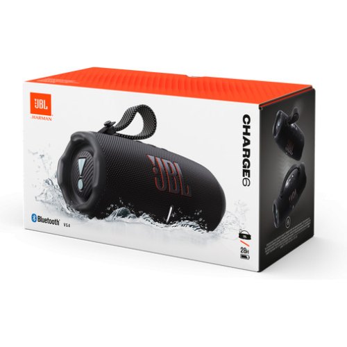 Портативна колонка JBL Charge 6 Black (JBLCHARGE6BLK)