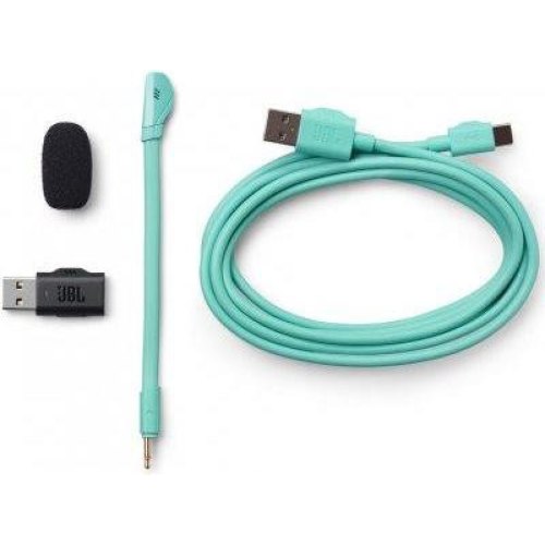 Гарнітура бездротова JBL Quantum 360 Wireless Cyan (JBLQTUM360CYN)