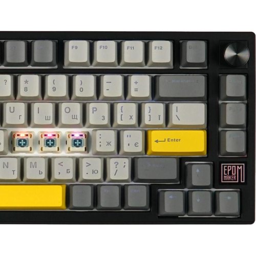 Клавіатура бездротова, механічна Epomaker TH80 SE Budgerigar V2 Black (TH80-SE-B-BV2)