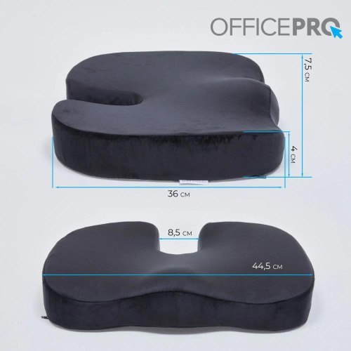 Подушка для сидіння OfficePro SP750B, Black