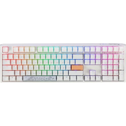 Клавіатура дротова, механічна Ducky One 3 Cherry MX Brown RGB UA White (DKON2108ST-BUAPXPWWWSC1)