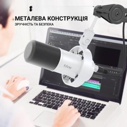 Мікрофон Fifine K688W, XLR