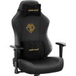 Крісло геймерське Anda Seat Phantom 3 Size L Black/Gold (AD18Y-06-B-PV/C)